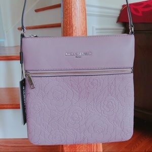 Karl Lagerfeld Marina Pebble Embroidered Crossbody